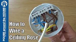 how to wire a ceiling rose lighting