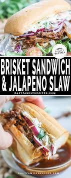 chopped brisket sandwich with jalapeno