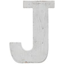 whitewash wood letter wall decor j