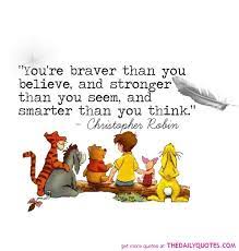 As long as we're apart together, we shall certainly be fine.. Pooh Quotes Are You Stronger Quotesgram