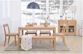 European Style Oak Wood Dining Table
