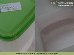 homemade natural dishwasher detergent