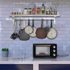 Stainless Steel Wall Mounted Pot Rack