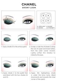 Chanel Eye Makeup Chart How To Wear Chanel Les 4 Ombres Eye
