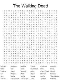 the walking dead word scramble wordmint