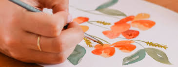 Paper fibers absorb water as you paint. How To Paint Watercolors Free Videos Art Marketing Tips Inspiration And Resources