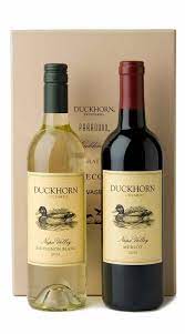 duckhorn vineyards red white gift set