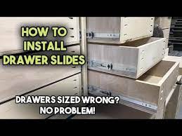 how to install drawer slides you