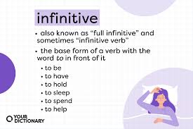 what is an infinitive verb