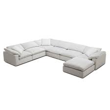 cloud sectional in fabric finish