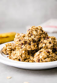 In a medium bowl, combine the applesauce, butter, egg, vanilla, and honey. 3 Ingredient Banana Oatmeal Cookies W Chocolate Chips Simple Veganista
