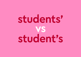students vs student s a lesson on