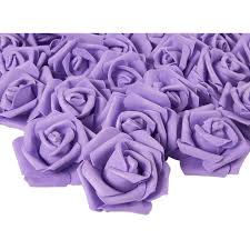 purple roses artificial flowers