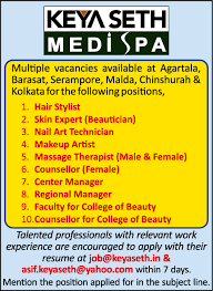 makeup artist job vacancy at keya seth