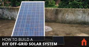 build a diy off grid solar pv system