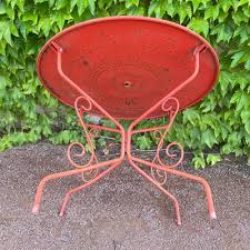 Garden Furniture In Wrought Iron 1960s