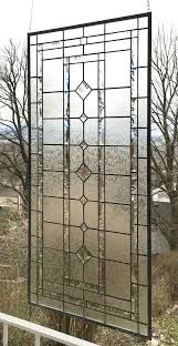 Stained Glass Window Panel Clear