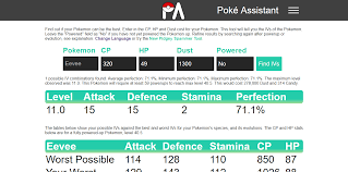What is IV and how to do I calculate it in Pokemon Go