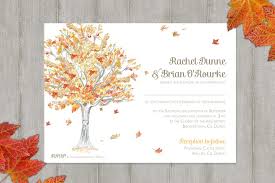 Autumn Wedding Invitation Inspiration Mrs2be