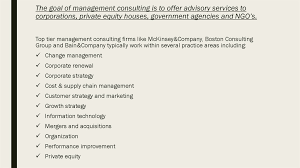 Management Consulting Cover Letters And Resumes