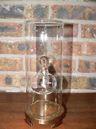 Clear Glass Cylinder Oil Lamp