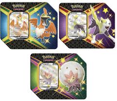 Pokemon Shining Fates Cramorant V, Botund V & Eldegoss V Set of 3 Tins [18  Booster Packs & 3 Promo Cards Total!] - Walmart.com