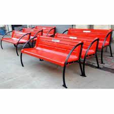 Outdoor Frp Bench With Backrest
