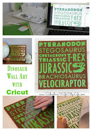 Dinosaur Wall Art With Cricut
