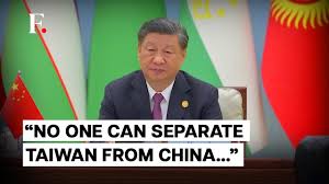 Xi Jinping Says Taiwan's Reunification With China is "Inevitable" as the  Island Heads for Elections - YouTube