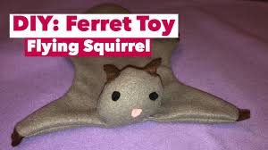 diy ferret toy flying squirrel you