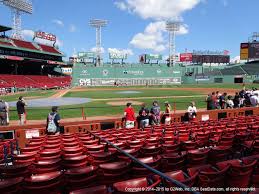 Fenway Park View From Dugout Box 37 Vivid Seats