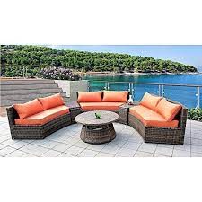 pc sectional patio furniture set