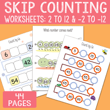 2.nbt.2 count within 1000, skip count by 5, 10, 100. Skip Counting Worksheets From 2 To 12 And Backwards Easy Peasy Learners