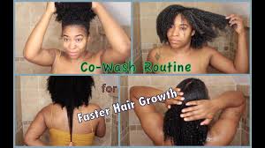 co wash routine for faster hair growth