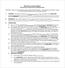 Simple Residential Lease Agreement Weareeachother Coloring