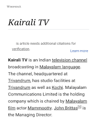 Multi tv channels, frequencies and other settings. Kairali Tv Wikipedia Television Broadcasting