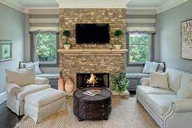 25 Fireplace Mantels With Windows On