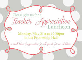 Sample freeemployee appreciation lunch sample invites. 14 Staff Appreciation Luncheon Ideas Staff Appreciation Teacher Appreciation Teacher Appreciation Luncheon