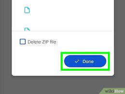 how to open zip files on android using