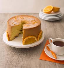 Chiffon cake à l'orange - Recettes de cuisine Ôdélices