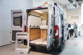 Floor plan sprinter camper van with bathroom. Concept Camper Van Has Fully Removable Interior Including Bathroom