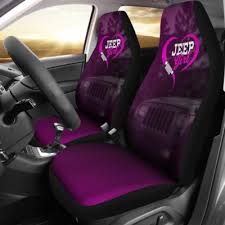 Jeep Girl Love Car Seat Covers Set Of