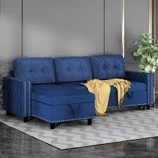 balus reversible sectional sleeper sofa