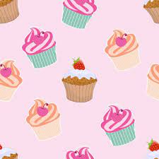 happy kawaii cupcakes wallpapers