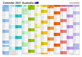 Download and edit it as you like before you print. Australia Calendar 2021 Free Printable Word Templates