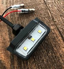 led mini micro number plate light