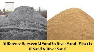 difference between m sand vs river sand