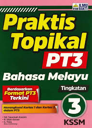 Video ini disertakan dengan perbincangan contoh soalan penyelesaian masalah akan. Buku Latihan Praktis Topikal Pt3 Bahasa Melayu Tingkatan 3 Kssm Ilmu Bakti Lazada