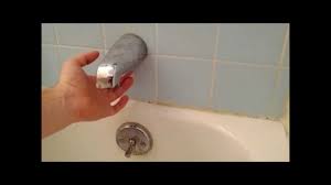 bath tub spout removal and installation