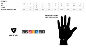 Revit Gloves Size Chart Muziker Uk